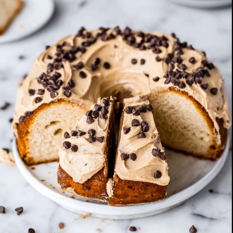 Peanut Butter Banana Bundt Cake Recipe