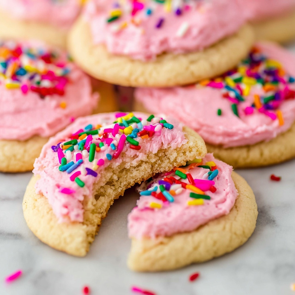 Soft Lemon Vanilla Sugar Cookies Recipe - Recipe Image