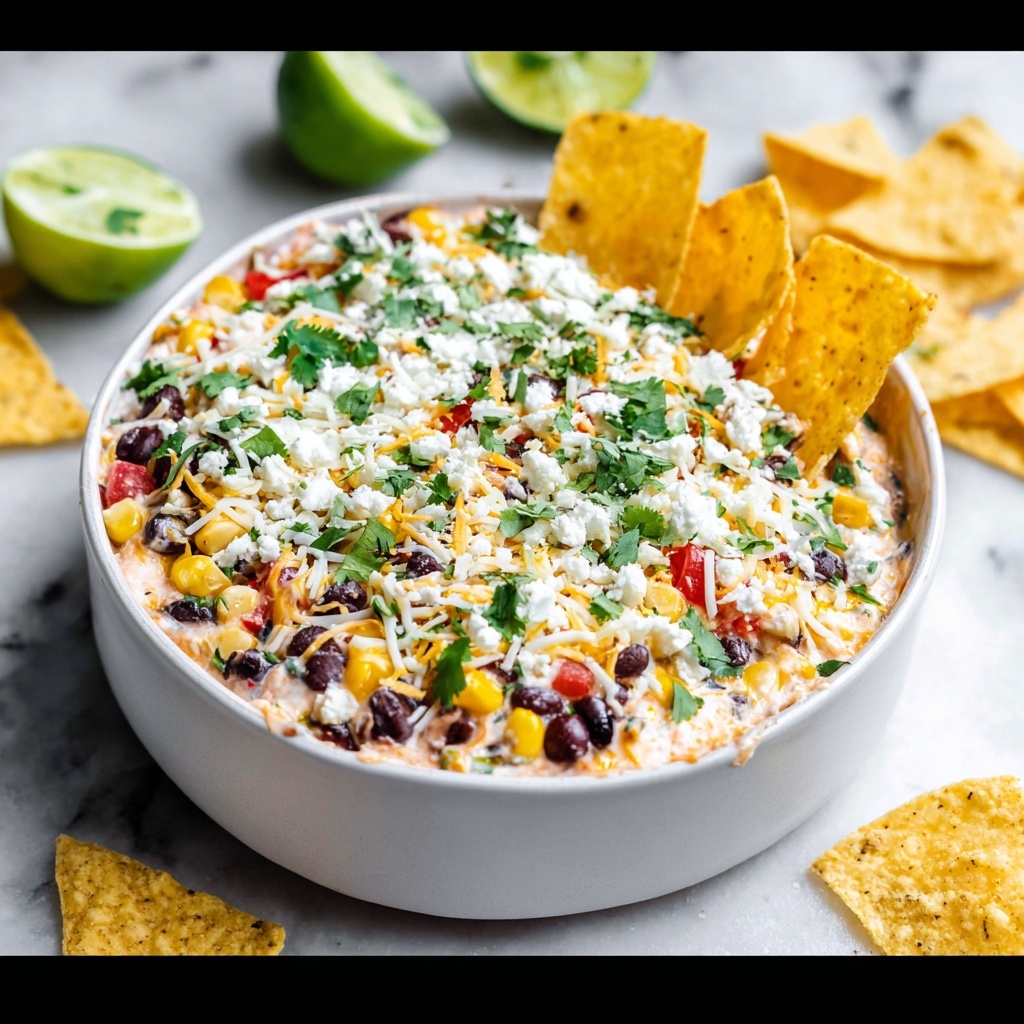 Black Bean Corn Mexican Fiesta Dip Recipe - Recipe Image