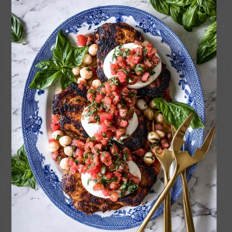 Grilled Bruschetta Chicken Caprese Recipe