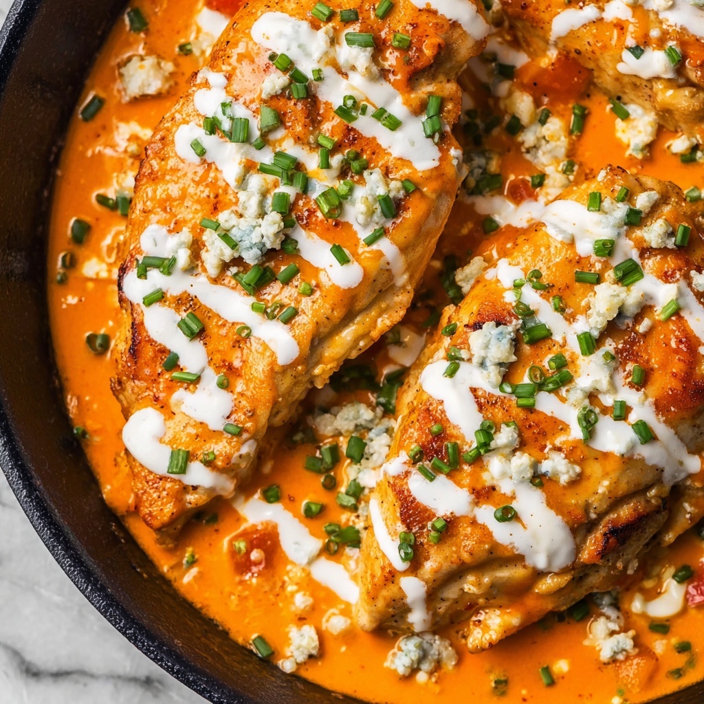 Cheesy Buffalo Stuffed Chicken Recipe - Recipe Image