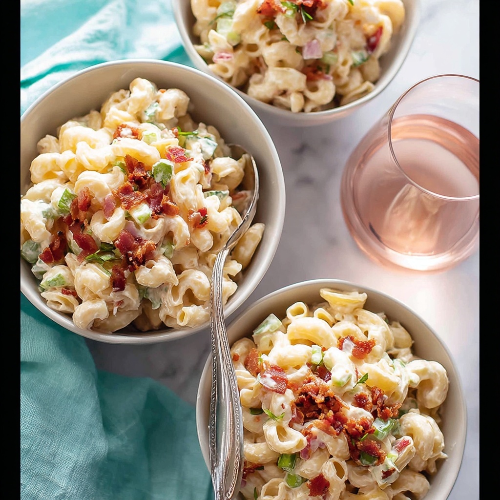 Chicken Pasta Salad with Creamy Dressing Recipe - Recipe Image