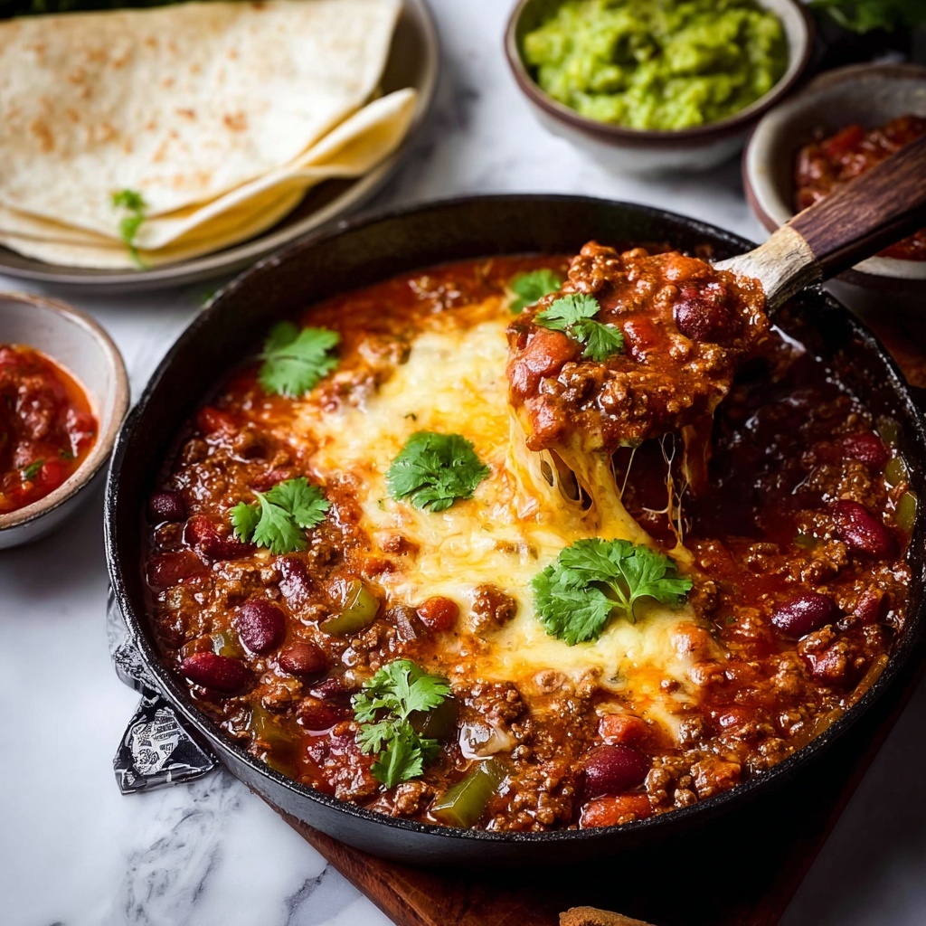 Cheesy Baked Mexican Beef and Beans Recipe - Recipe Image