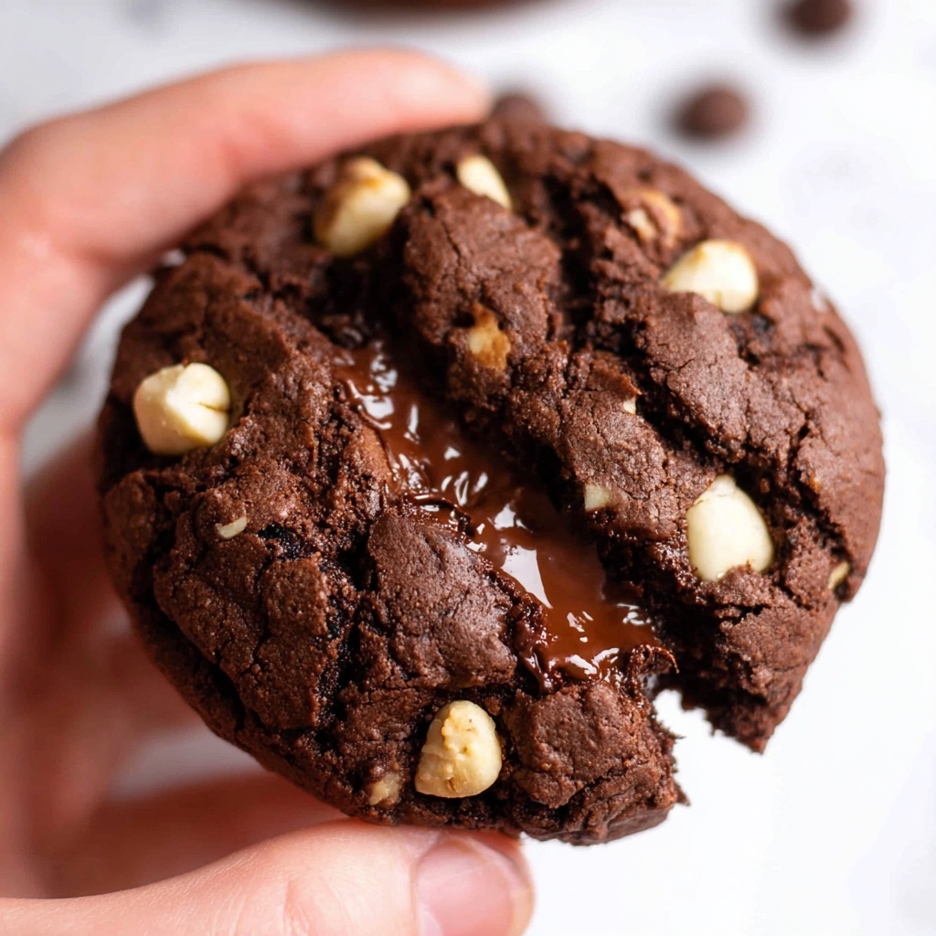 Outrageous Triple Chocolate Cookies Recipe - Recipe Image