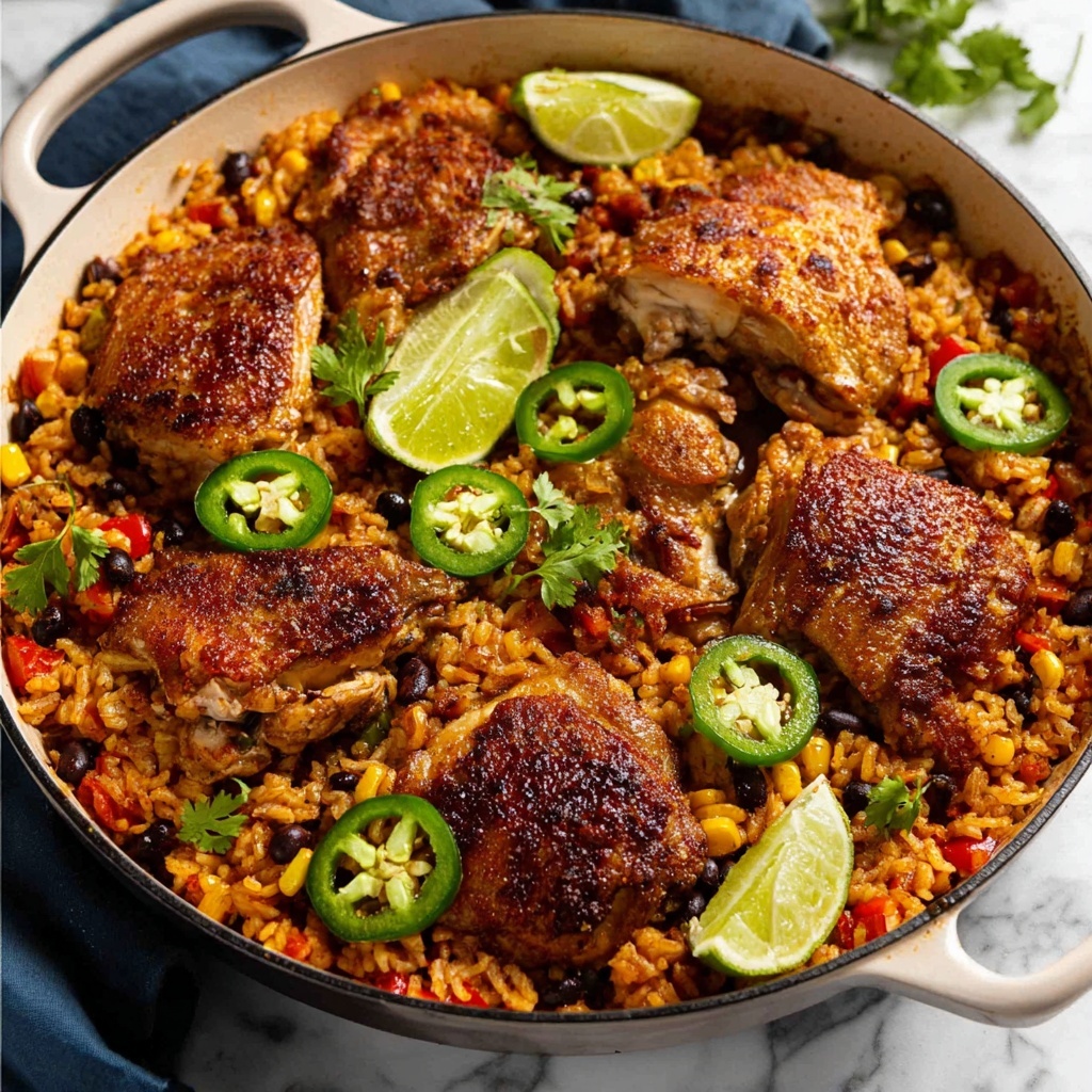 One Pot Mexican Chicken and Rice Recipe - Recipe Image