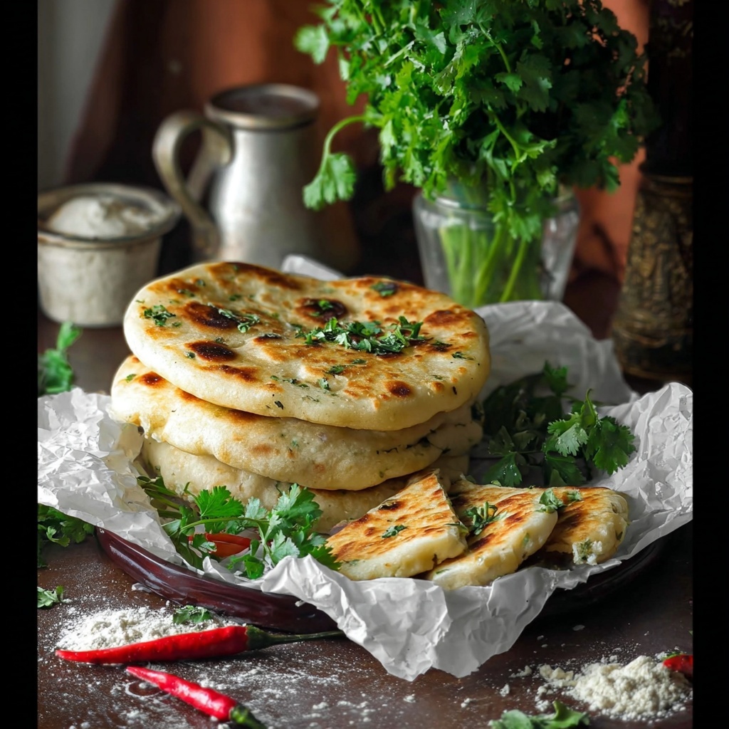 Aloo Paratha (Indian Potato Stuffed Flatbread) Recipe - Recipe Image