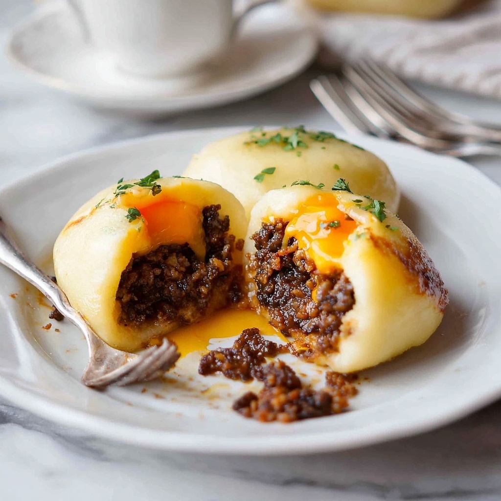 Sausage and Egg Stuffed Potatoes Recipe - Recipe Image