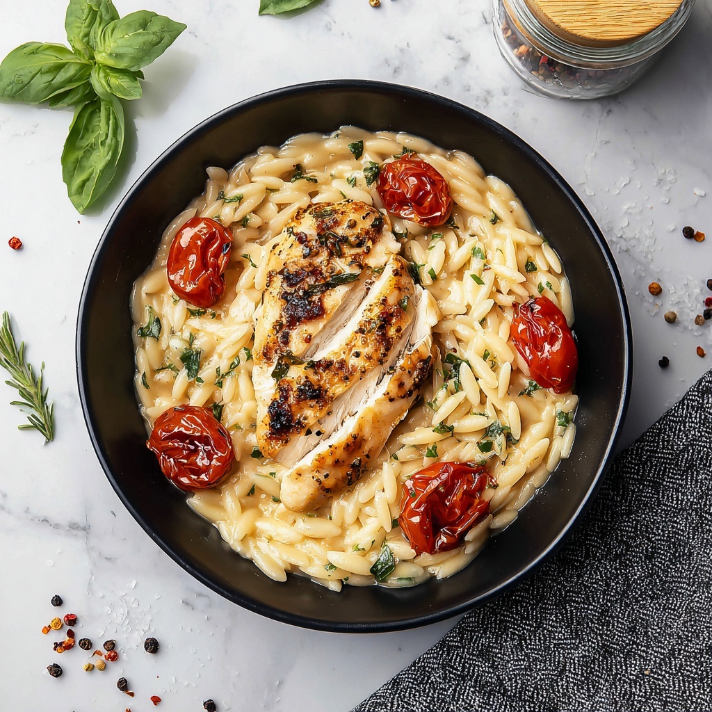 Marry Me Chicken Orzo Recipe - Recipe Image