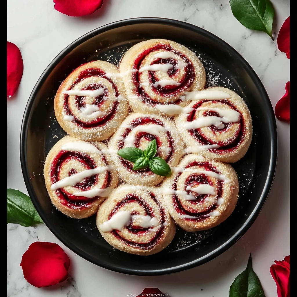 Heavenly Red Velvet Cinnamon Rolls Recipe - Recipe Image