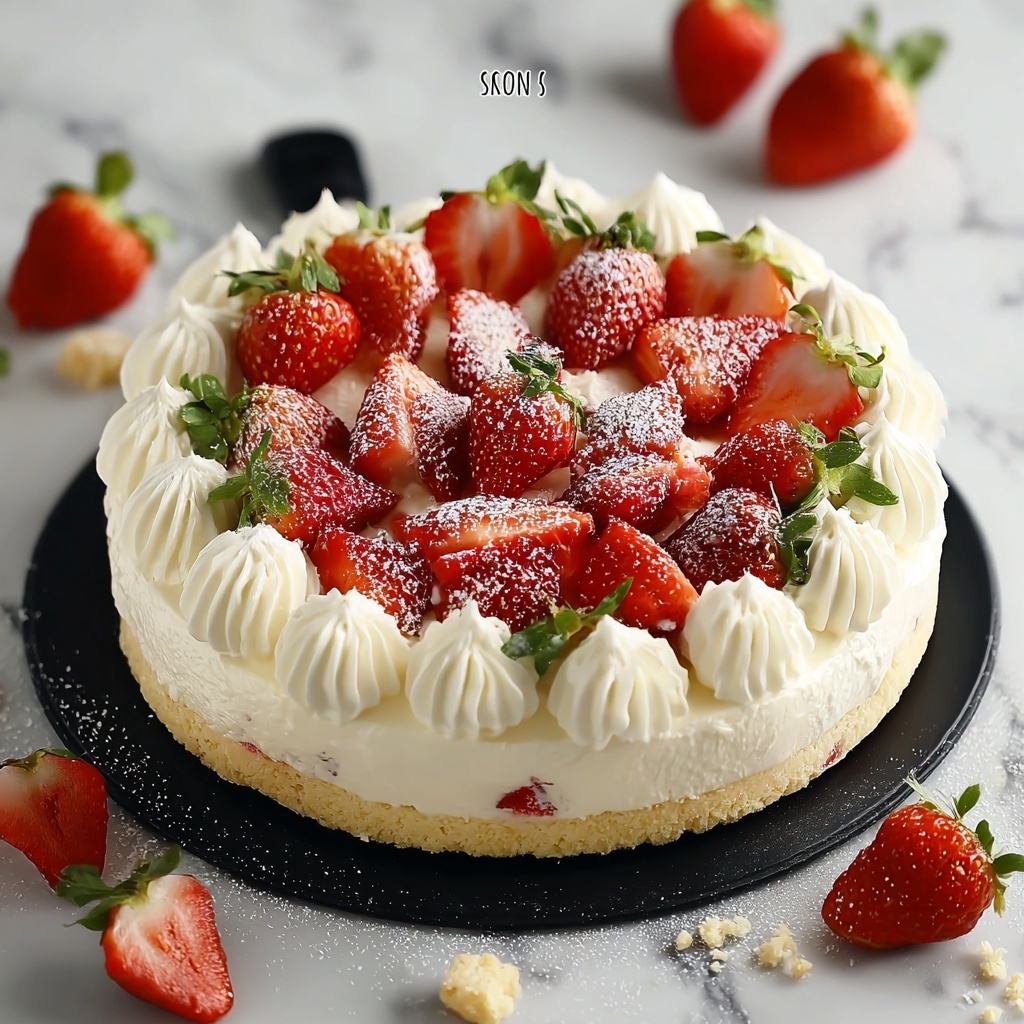 Strawberry Shortcake Cake Recipe - Recipe Image