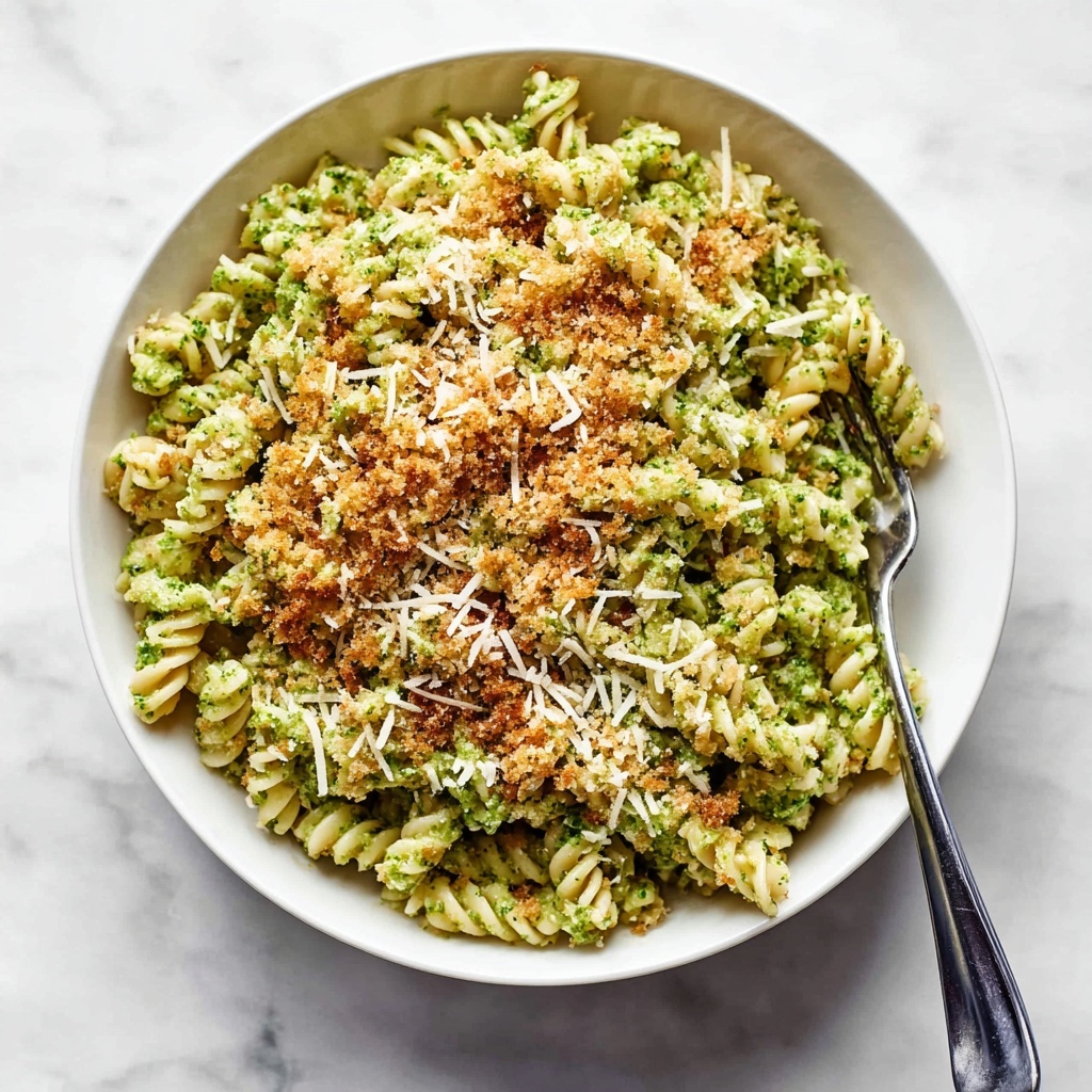 Broccoli Pasta with Toasted Breadcrumbs and Parmesan Recipe - Recipe Image