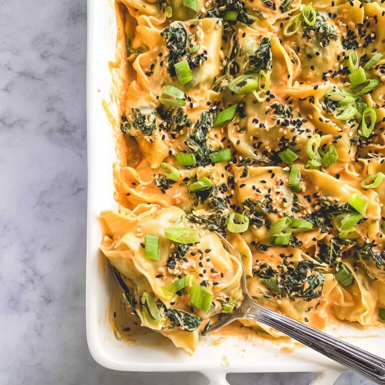 Creamy Coconut Curry Shrimp Dumpling Bake Recipe