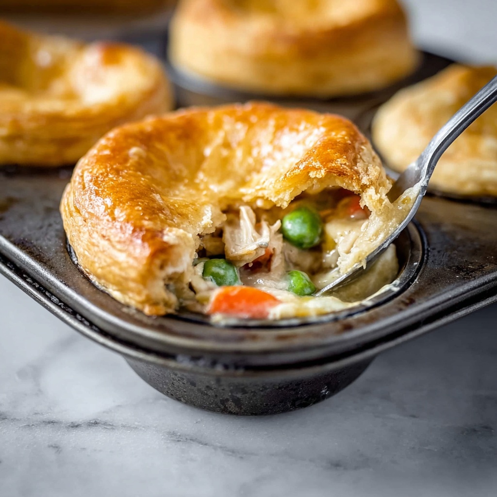 Individual Chicken Pot Pie Muffins Recipe - Recipe Image