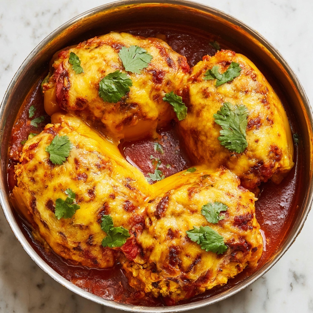 Enchilada Stuffed Chicken Breast Recipe - Recipe Image