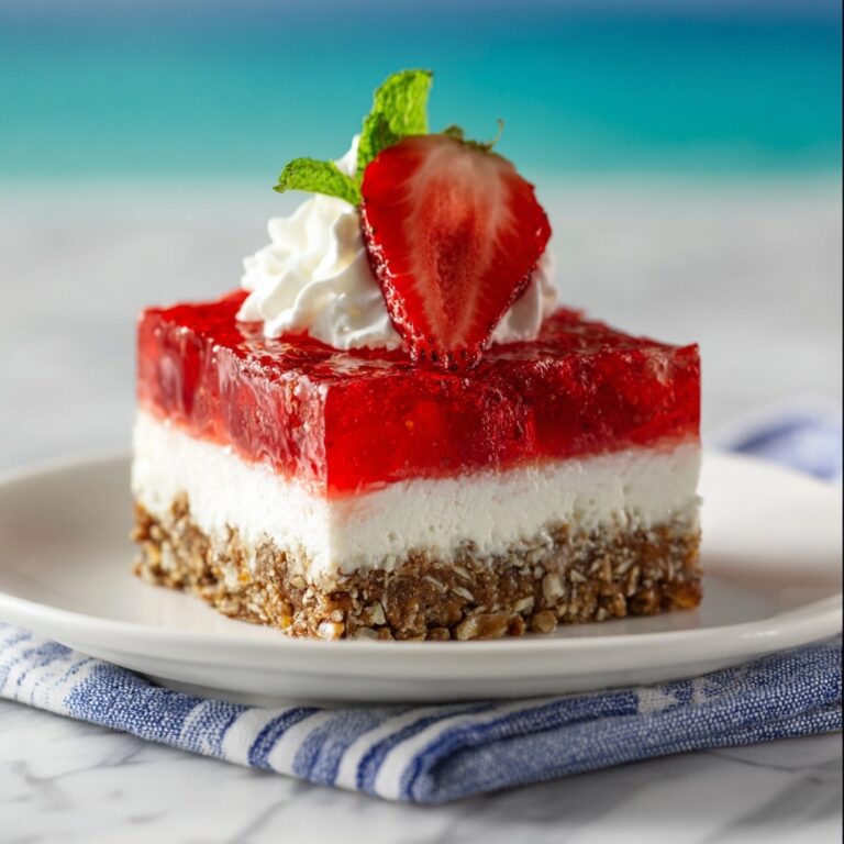 Sugar Free Strawberry Pretzel Salad Recipe