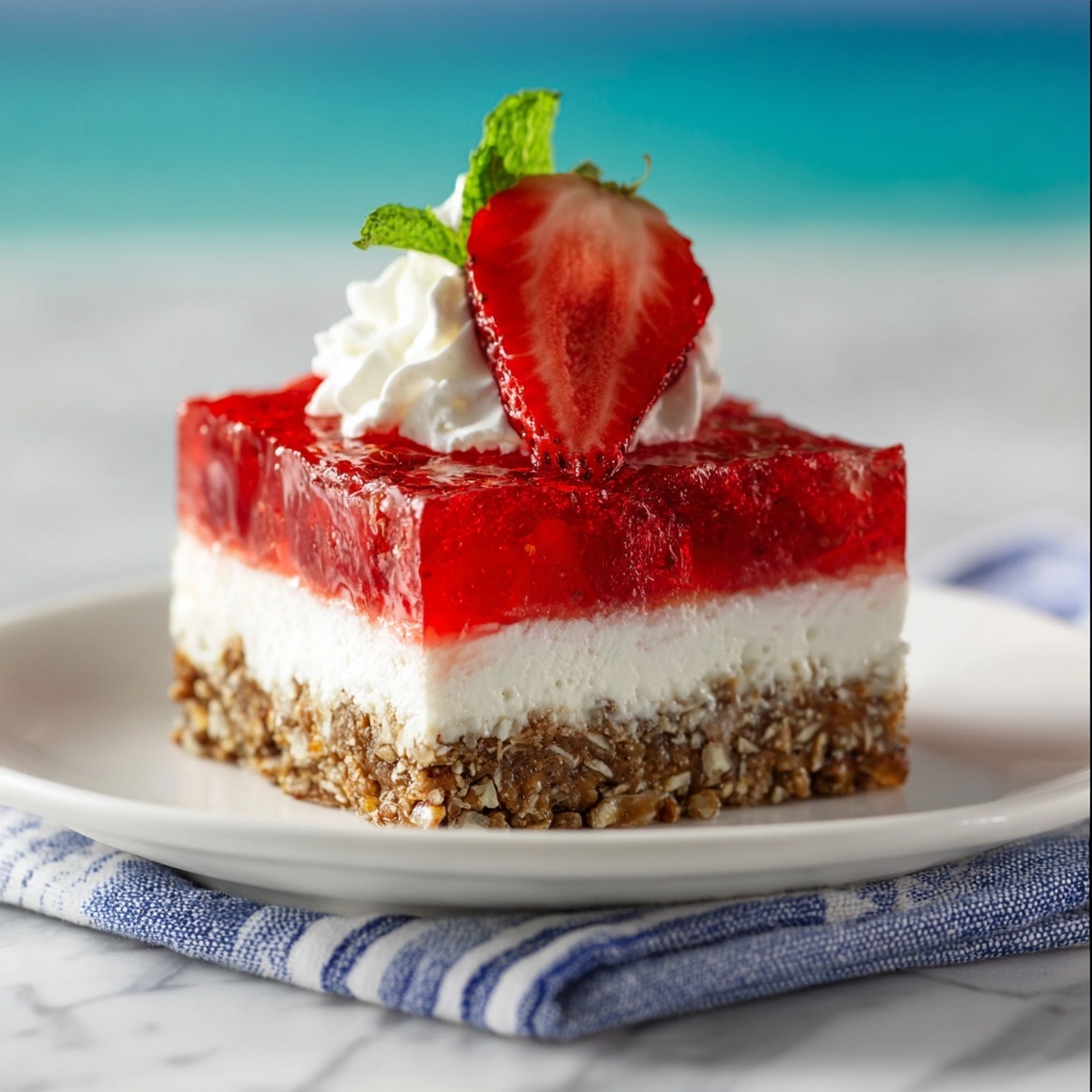 Sugar Free Strawberry Pretzel Salad Recipe - Recipe Image