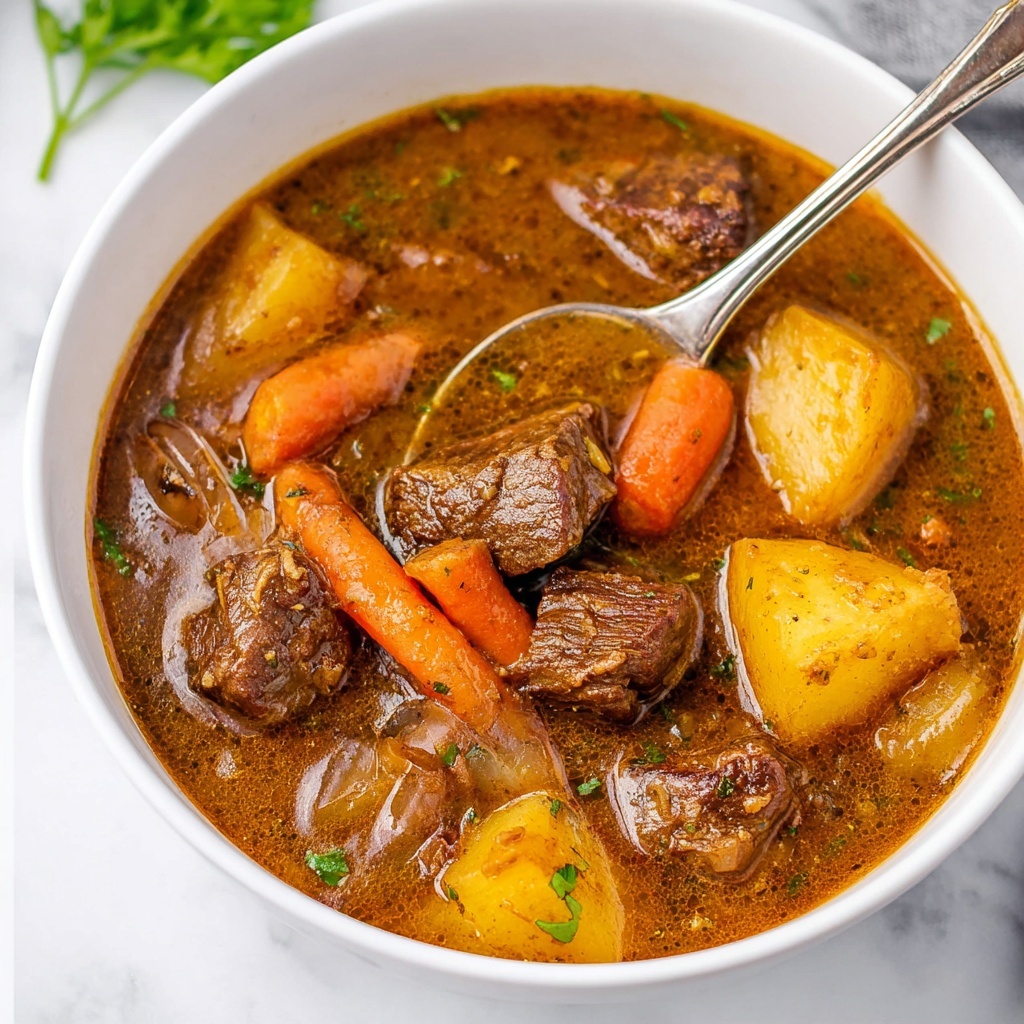 Hearty Beef Stew with Red Wine and Vegetables Recipe - Recipe Image
