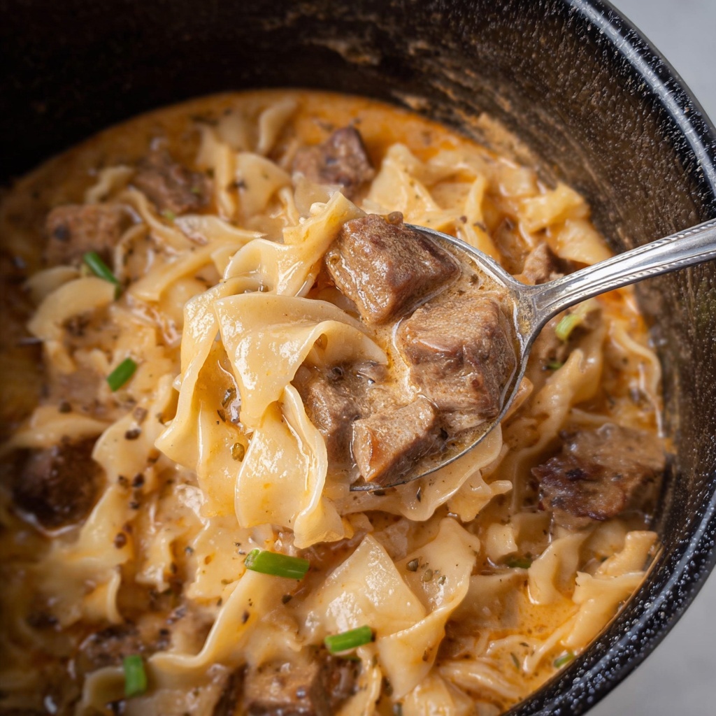 Beef Stroganoff Soup Recipe - Recipe Image