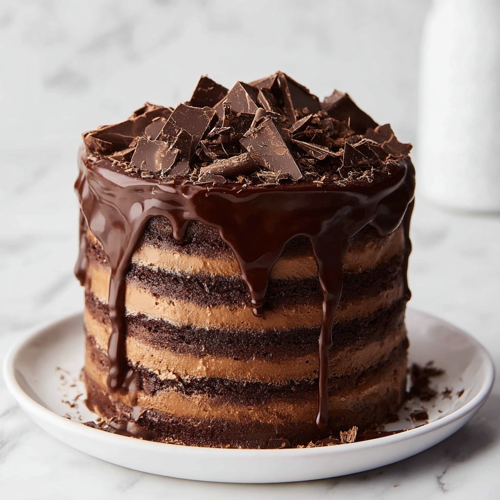 Chocolate Pancakes with Chocolate Sauce and Chips Recipe - Recipe Image