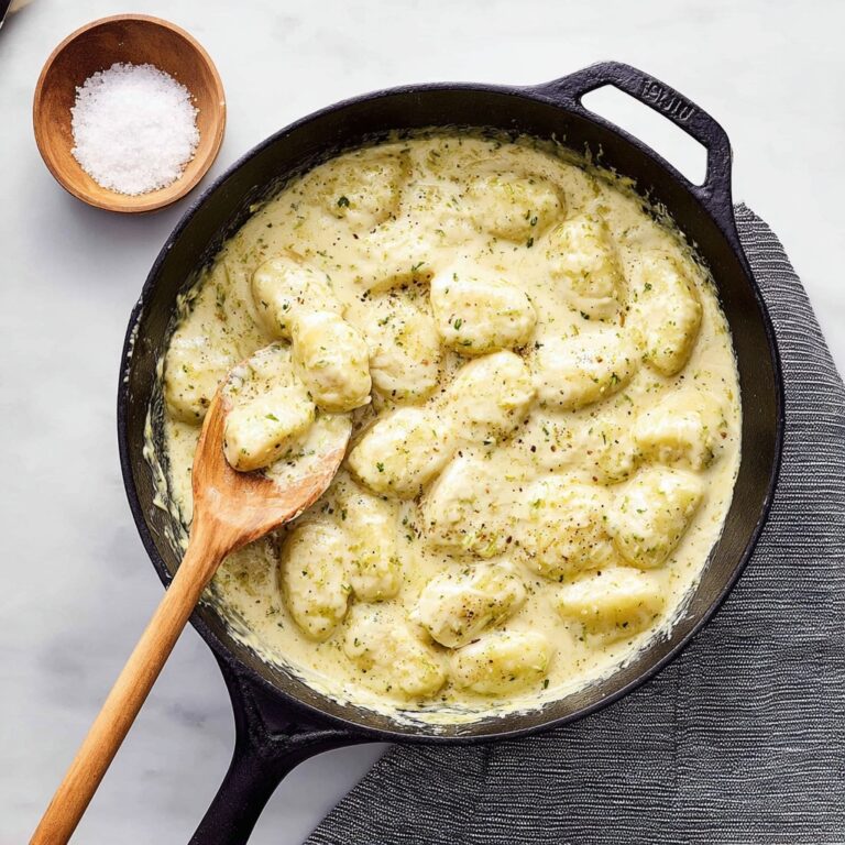 Creamy Pesto Gnocchi with Parmesan Recipe