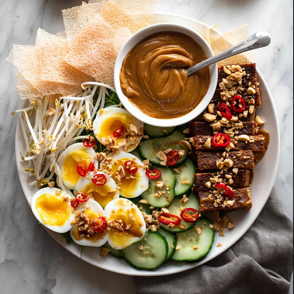 Gado Gado: Indonesian Salad with Peanut Sauce Recipe - Recipe Image