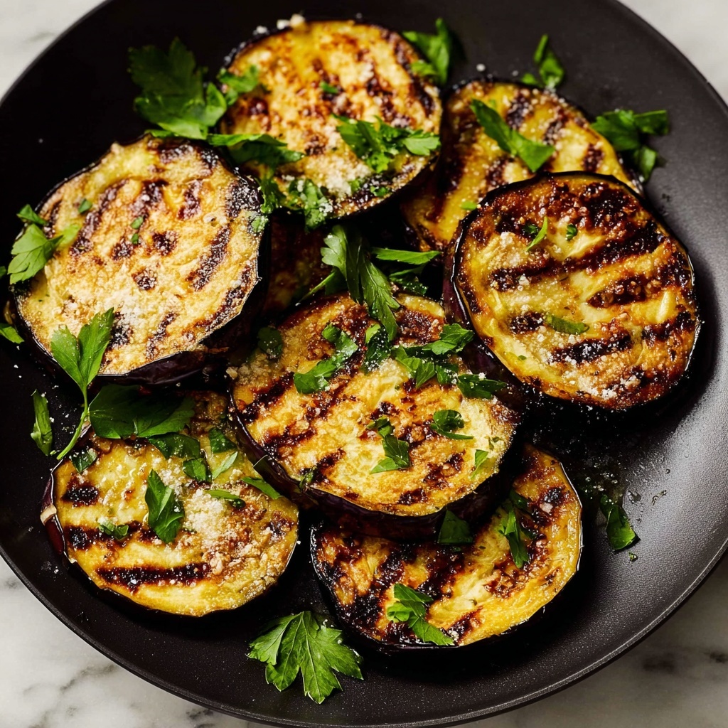 Almost No-Oil Pan Fried Eggplant Recipe - Recipe Image