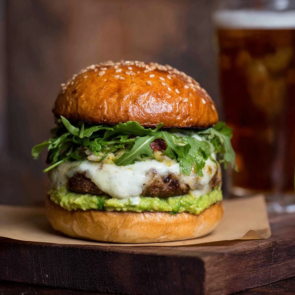 Avocado Chicken Burgers Recipe - Recipe Image