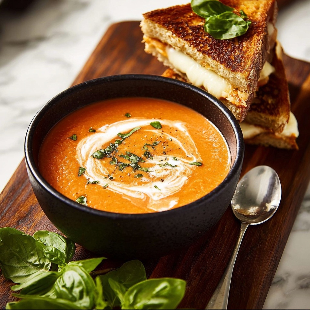Smoky Roasted Tomato Soup Recipe - Recipe Image