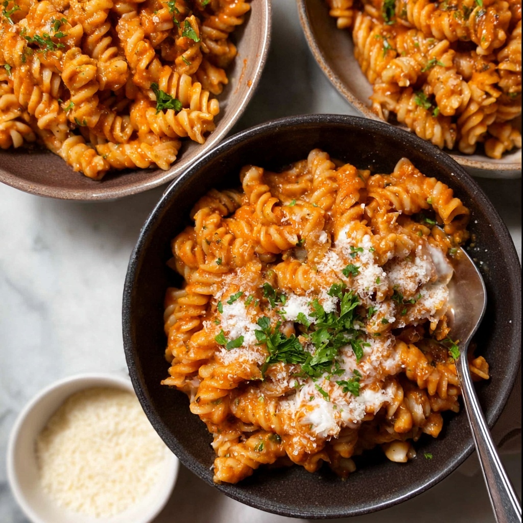 One Pot Creamy Tomato Beef Pasta Recipe - Recipe Image