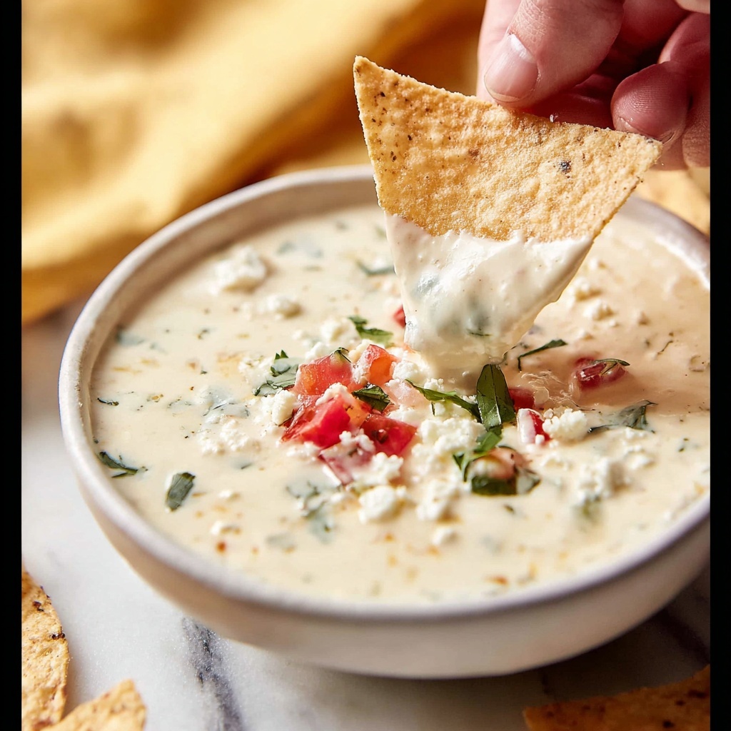 Cheesy Mexican Queso Dip Recipe - Recipe Image