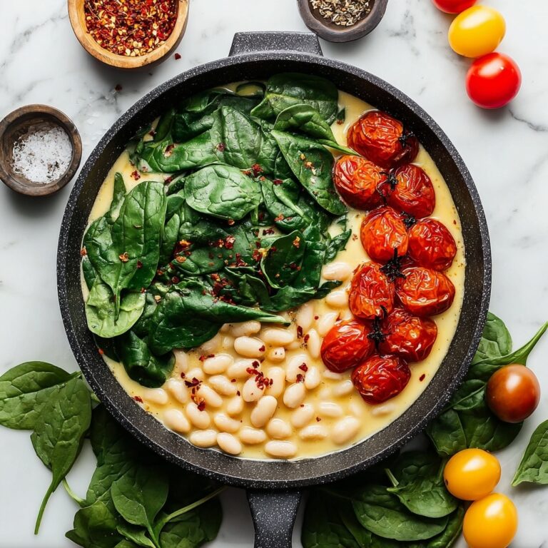 Tuscan Butter Beans with Spinach and Sun-Dried Tomatoes Recipe