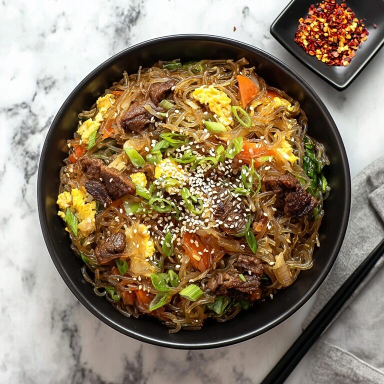 Korean Japchae Noodles Recipe