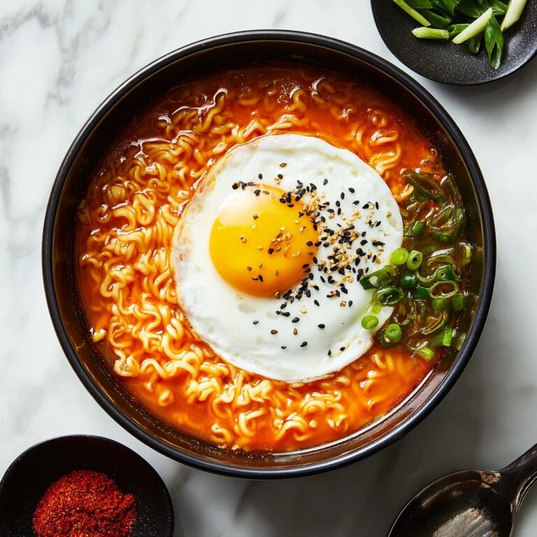 Creamy Buldak Ramen with Egg Recipe