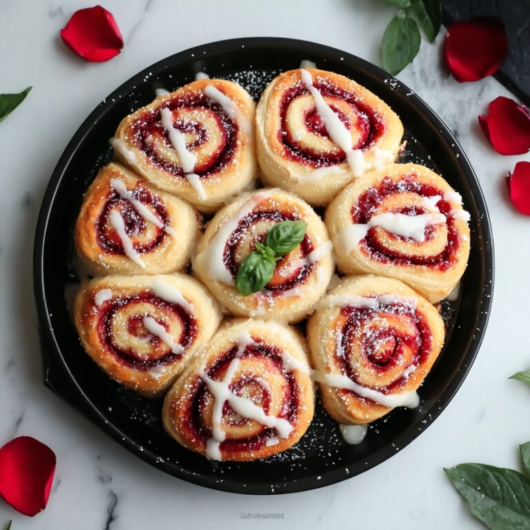 Heavenly Red Velvet Cinnamon Rolls Recipe