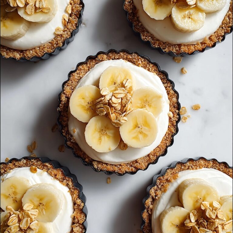 No-Bake Mini Banana Cream Pies Recipe