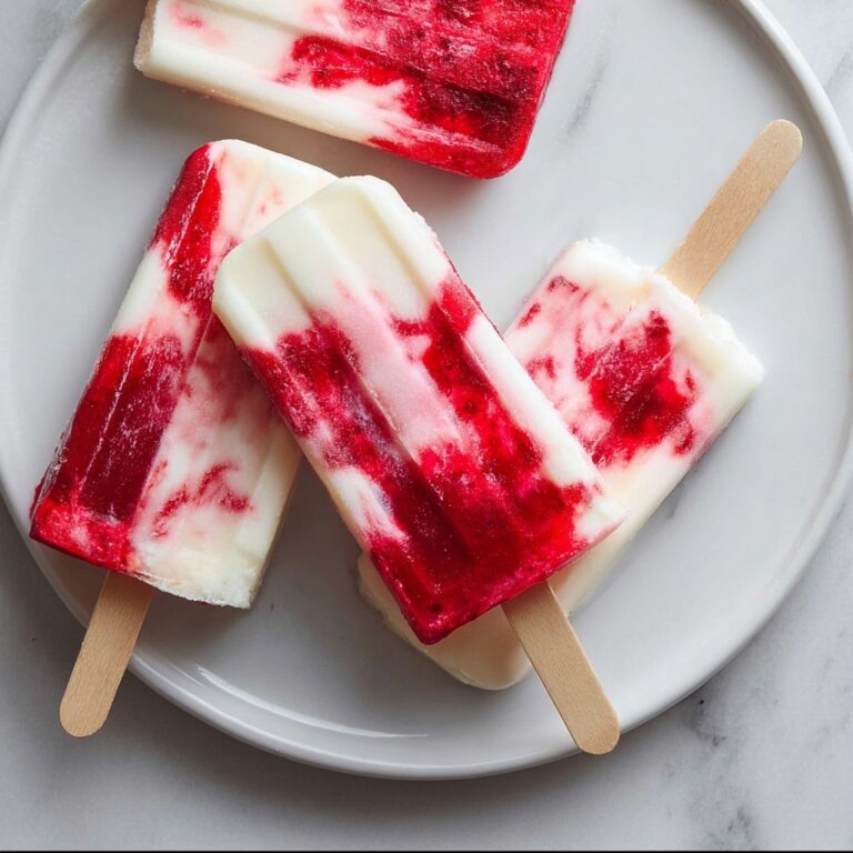 Strawberry Yogurt Popsicles Recipe