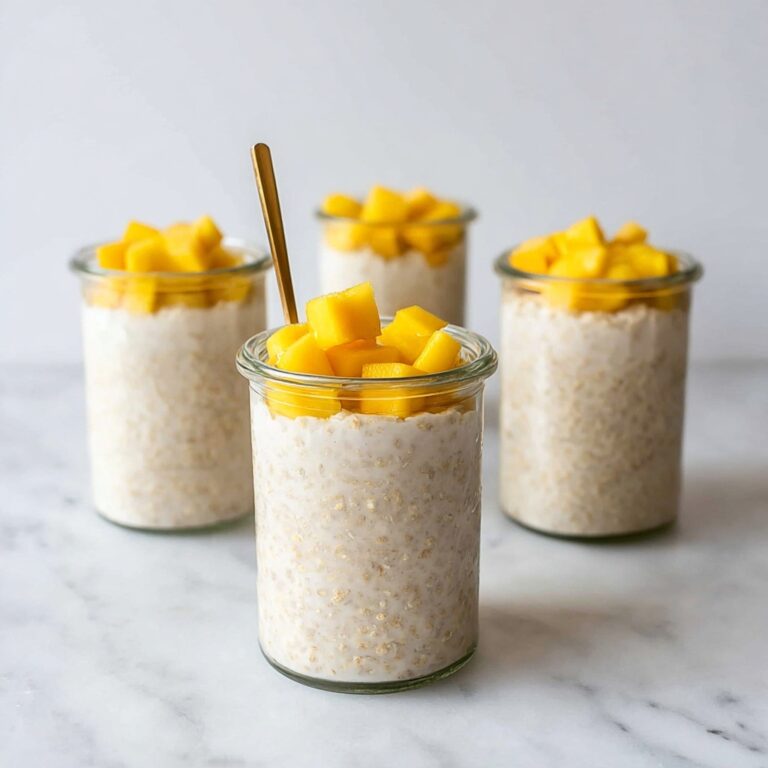 Mango Lassi Overnight Oats Recipe