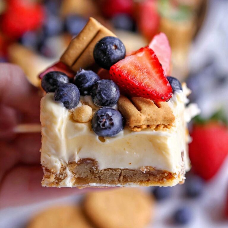 4th of July Layered Pudding Dessert with Golden Oreos Recipe
