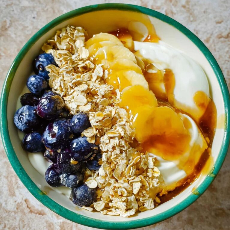 Banana Blueberry Overnight Oats Recipe