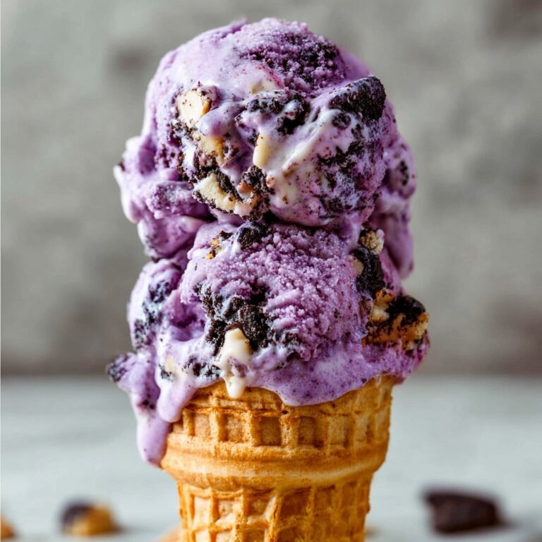 Black Raspberry Oreo Ice Cream Recipe