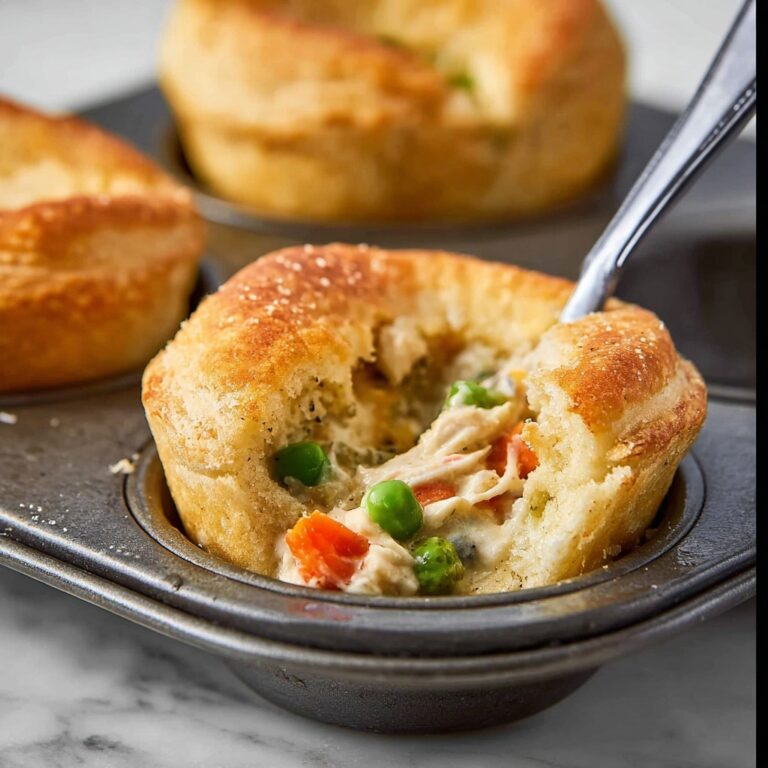 Individual Chicken Pot Pie Muffins Recipe