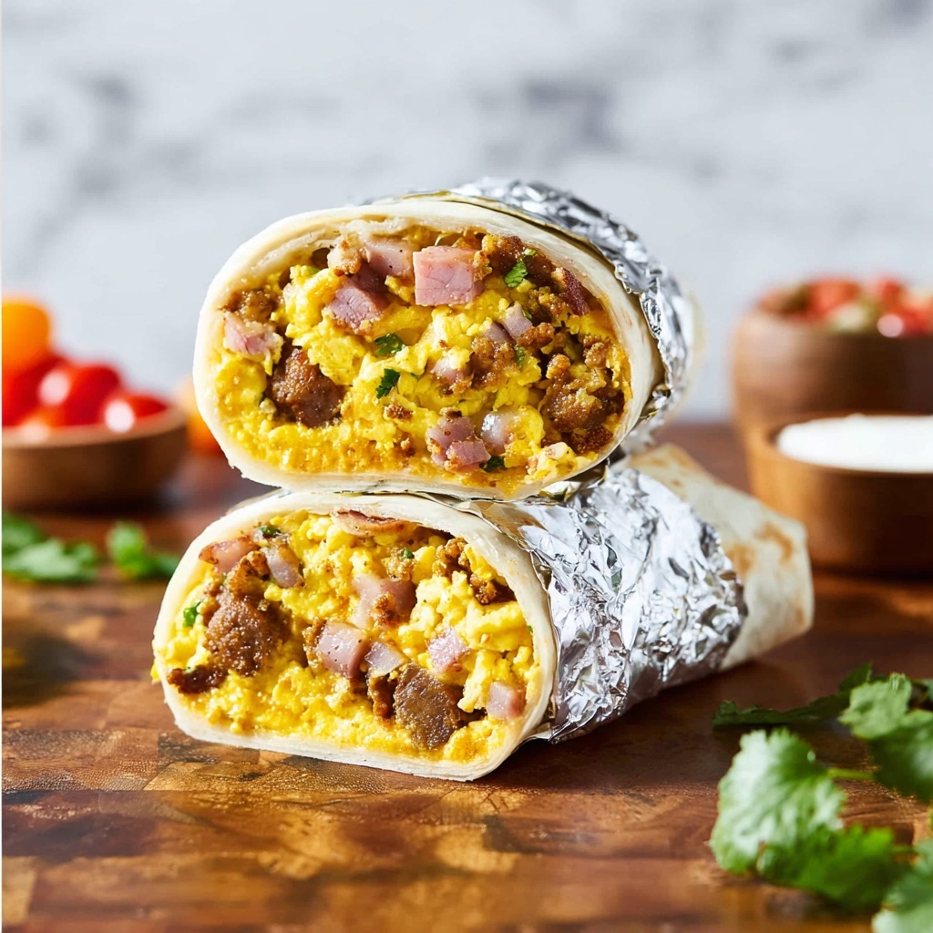 Make Ahead Breakfast Burritos Recipe - Recipe Image