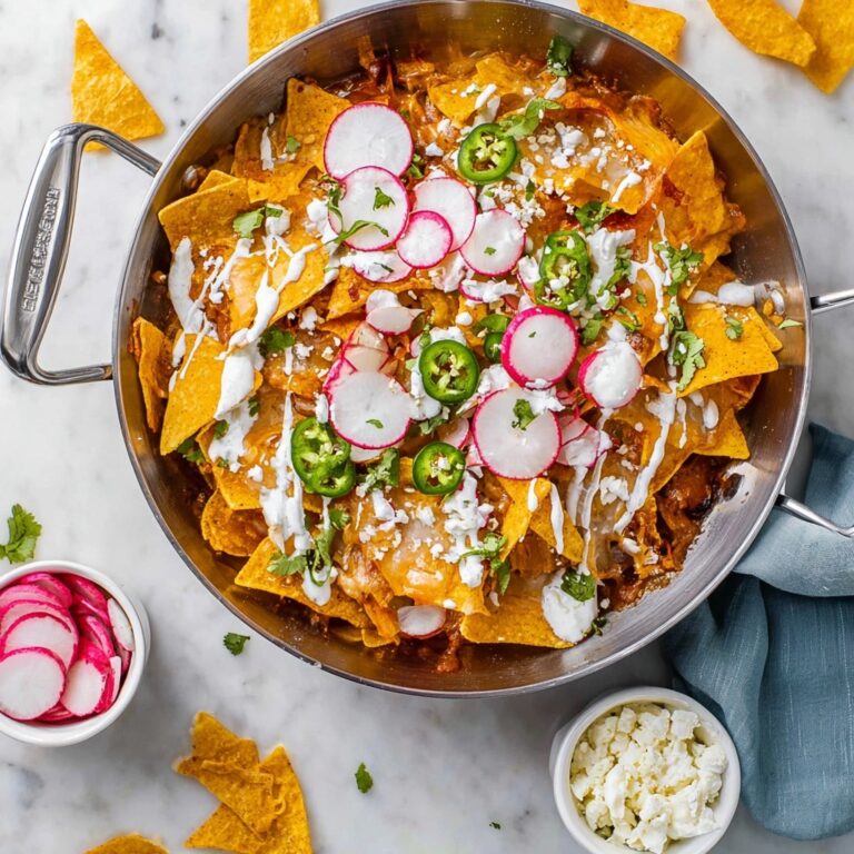 Easy Chilaquiles with Salsa, Queso Fresco, and Fresh Toppings Recipe