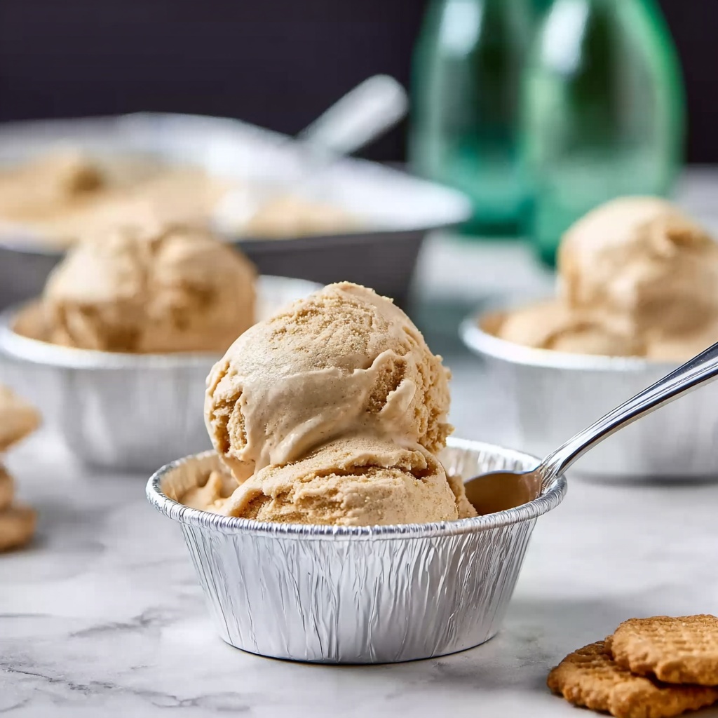 Pumpkin Ice Cream with Biscoff Cookies Recipe - Recipe Image