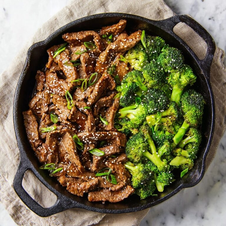 One Pot Mongolian Beef and Broccoli Recipe