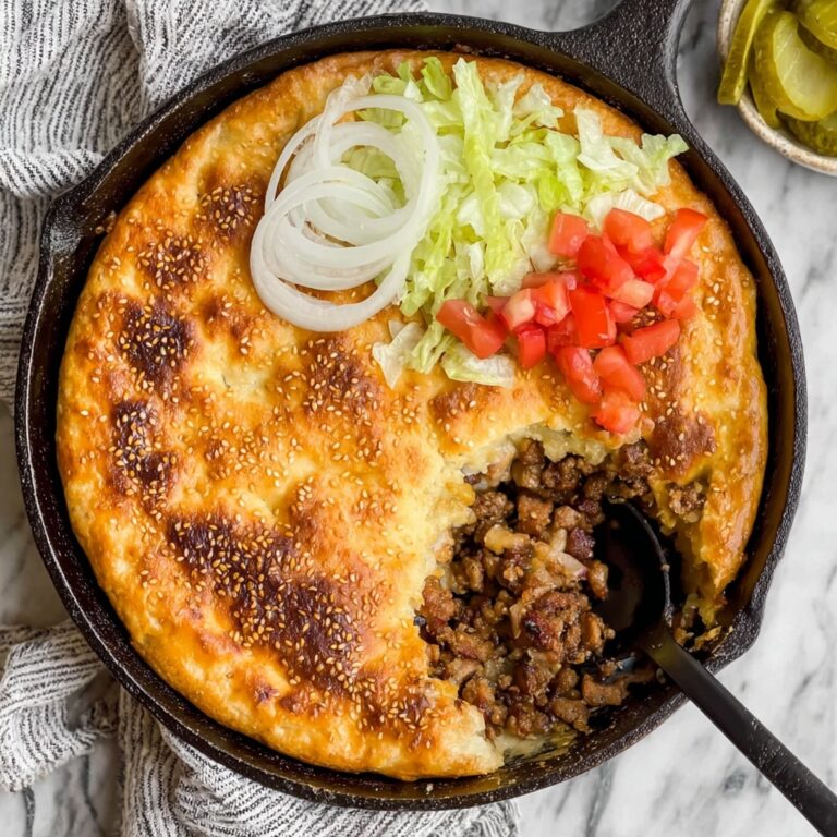 Bacon Cheeseburger Pot Pie Recipe