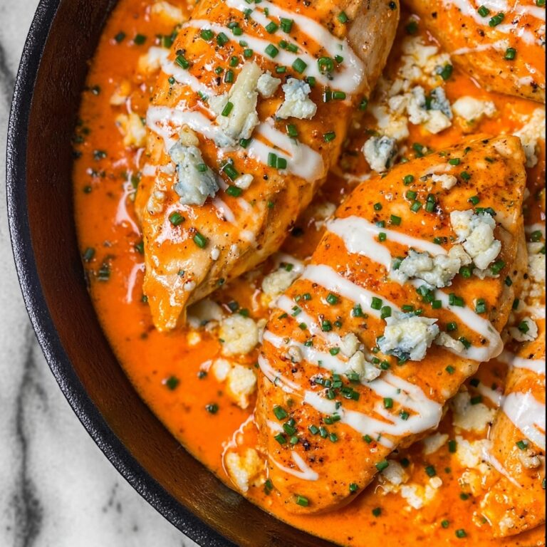 Cheesy Buffalo Stuffed Chicken Recipe