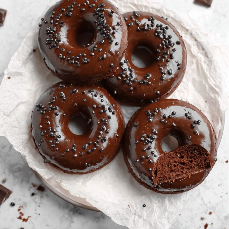 Baked Chocolate Donuts Recipe
