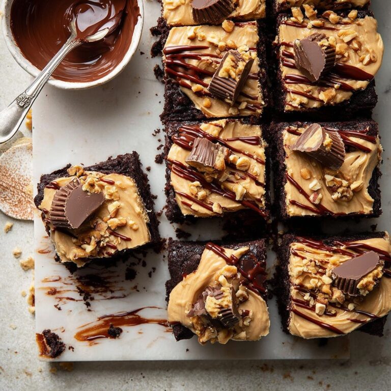 Chocolate Peanut Butter Cake for a Crowd Recipe