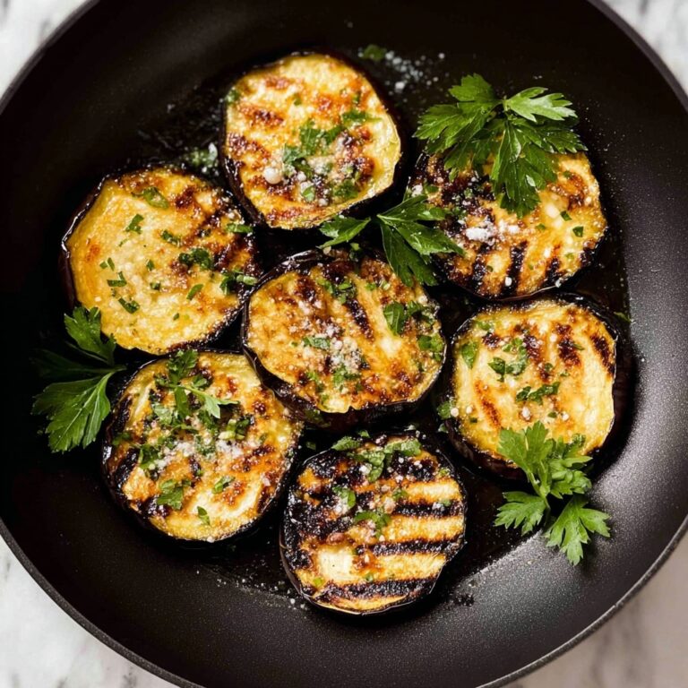 Almost No-Oil Pan Fried Eggplant Recipe